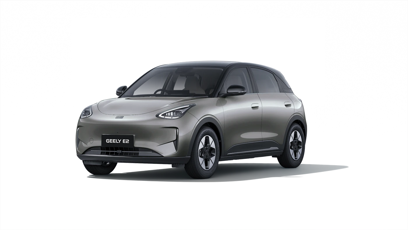 Geely E2 in Comet Gray